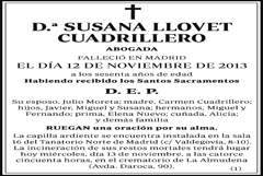 Susana Llovet Cuadrillero